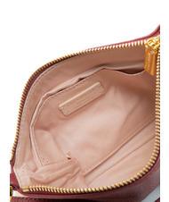 COCCINELLE MAGIE Geantă mică de umăr din piele roșu granat - Genți femei - 5