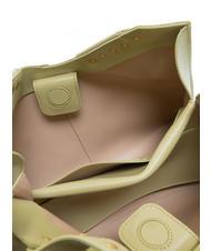 GIANNI CHIARINI INFINITY Geanta din piele cu crampoane verdeata de salata - Genți femei - 4