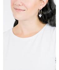 GUESS HULA HOOPS Cercei din oțel SILVER - Cercei - 3
