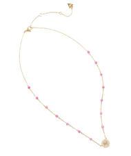 GUESS NATURAL STONES Colier cu pietre aur galben/fucsia - Lănțișoare - 3