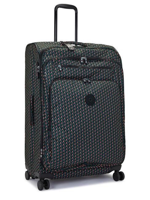 NEW YOURI SPIN L Cărucior de dimensiuni mari 3d k roz - Trolere semirigide