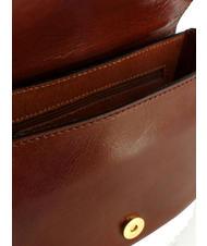 THE BRIDGE VITTORIA Geanta mini de umar, din piele BROWN - Genți femei - 4