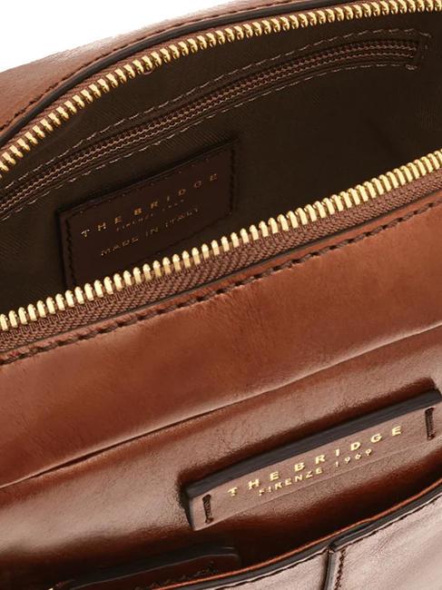 VESPUCCI  Geanta de piele BROWN - Genți de umăr bărbați