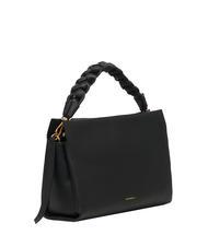 COCCINELLE BOHEME GRANA DOUBLE Geanta de mana, cu bareta de umar, din piele noir/cuir - Genți femei - 3