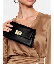 FURLA ZOE Geanta cadru cu lant negru - Genți femei - 5