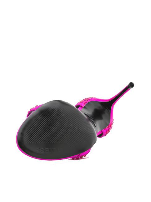 KABAILE Sandale inalte cu aplicatii fucsie - Pantofi femei