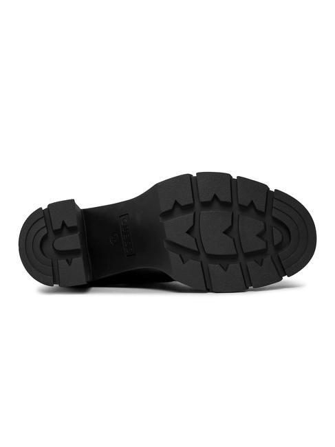 XENO Botine inalte cu platforma BLACK - Pantofi femei