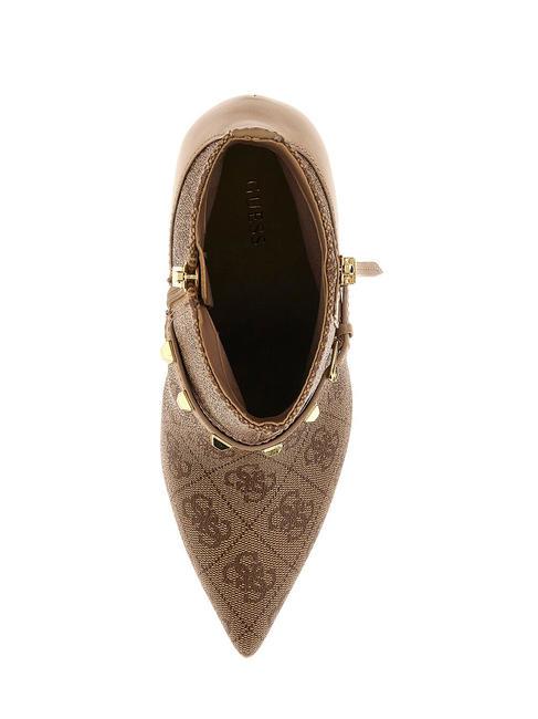 AYLO3 Botine &icirc;nalte Bej / maro - Pantofi femei