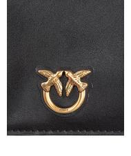 PINKO AIRONE Suport card / portmoneda aur negru-vechi - Portofele femei - 3