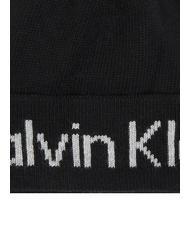 CALVIN KLEIN LOGO REVERSO TONAL Șapcă cu manșetă negru - Căciuli - 3