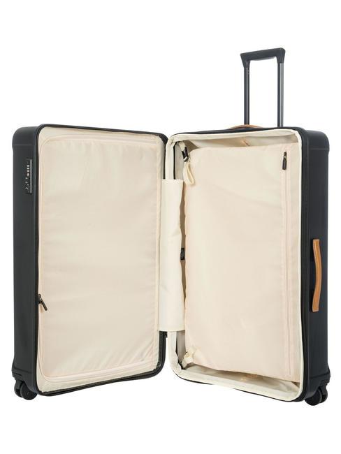 CAPRI Cărucior foarte mare cu port USB negru - Trolere rigide