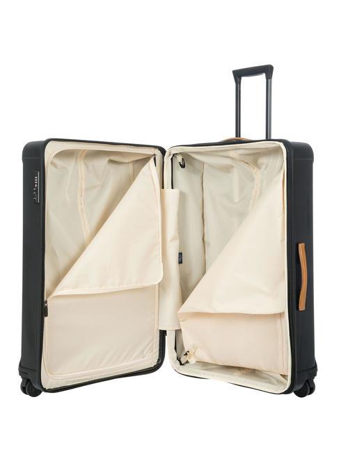 CAPRI Cărucior foarte mare cu port USB negru - Trolere rigide