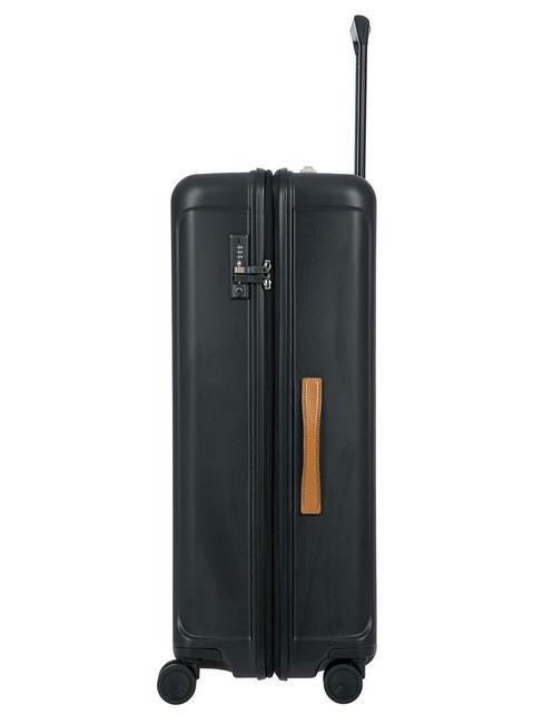 CAPRI Cărucior foarte mare cu port USB negru - Trolere rigide