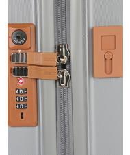 BRIC’S CAPRI Cărucior foarte mare cu port USB SILVER - Trolere rigide - 6