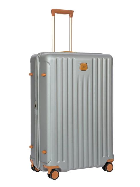 CAPRI Cărucior mare cu port USB SILVER - Trolere rigide