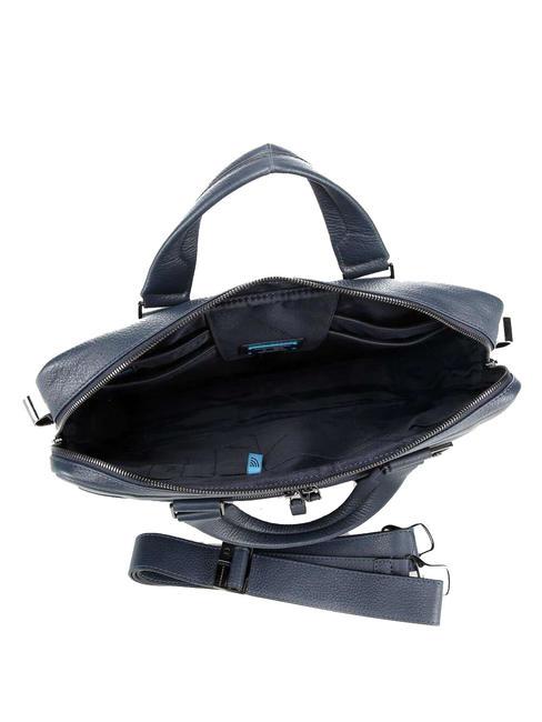 MODUS RESTYLING Servieta din piele pentru pc 14" albastru - Serviete birou