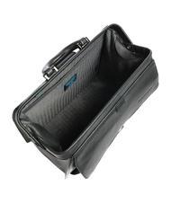 PIQUADRO BLACK SQUARE Geanta Doctor din piele, suport PC 13". negru - Serviete birou - 4