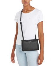 CALVIN KLEIN CK MUST EW DOUBLE Mini geanta de umar negru - Genți femei - 4