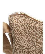 BORBONESE HOBO LUNA MINI ECO LINE Geanta de umar beiger mare - Genți femei - 3