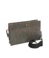 BORBONESE L'ECOLE NYLON Geanta de umar cu trei compartimente OP / NATURAL / NEGRU - Genți femei - 2