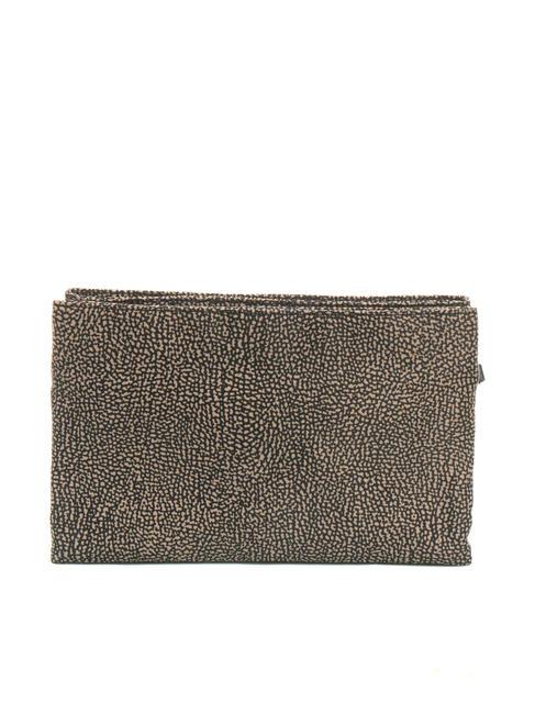 L'ECOLE NYLON Geanta de umar cu trei compartimente OP / NATURAL / NEGRU - Genți femei