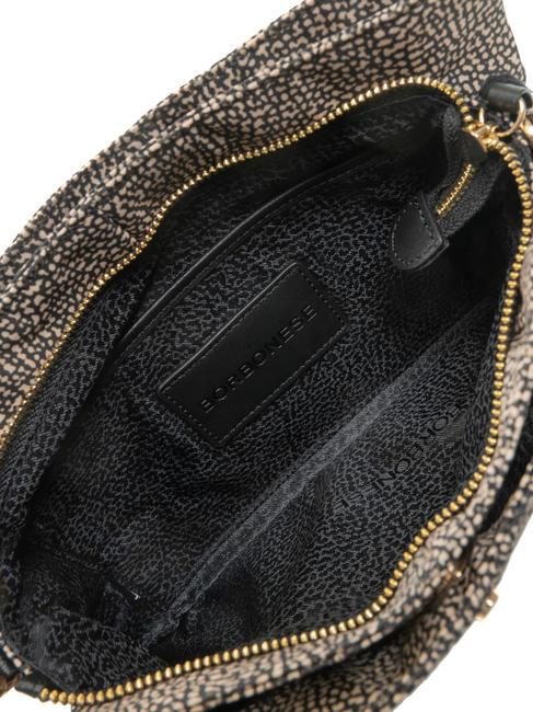 L'ECOLE NYLON Geanta de umar cu trei compartimente OP / NATURAL / NEGRU - Genți femei