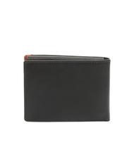 SPALDING STRIPE Portofel din piele cu clapă maro/portocaliu - Portofele bărbați - 4