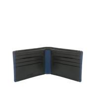 SPALDING STRIPE portofel din piele de 8cc bleumarin/maro - Portofele bărbați - 2