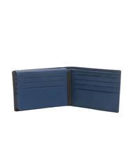 SPALDING STRIPE Portofel din piele cu clapă bleumarin/maro - Portofele bărbați - 3