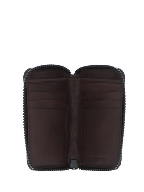 HARPER  Portofel vertical din piele MORO - Portofele bărbați