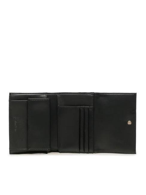 RE-LOCK Portofel mediu trifold negru - Portofele femei