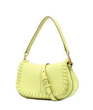 GIANNI CHIARINI HELENA ROUND Geanta din piele cu clapa - Genți femei