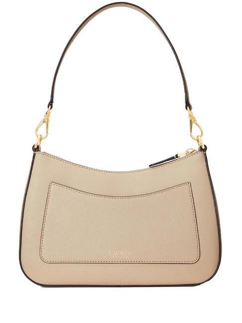 DANNI Geanta de umar, cu bareta de umar, din piele bej deschis29 - Genți femei