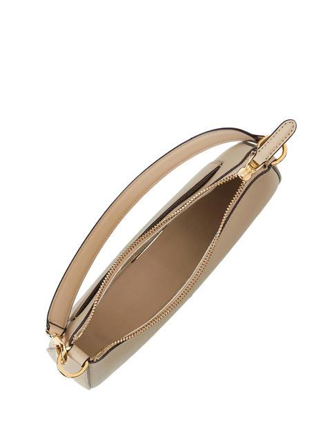 DANNI Geanta de umar, cu bareta de umar, din piele bej deschis29 - Genți femei