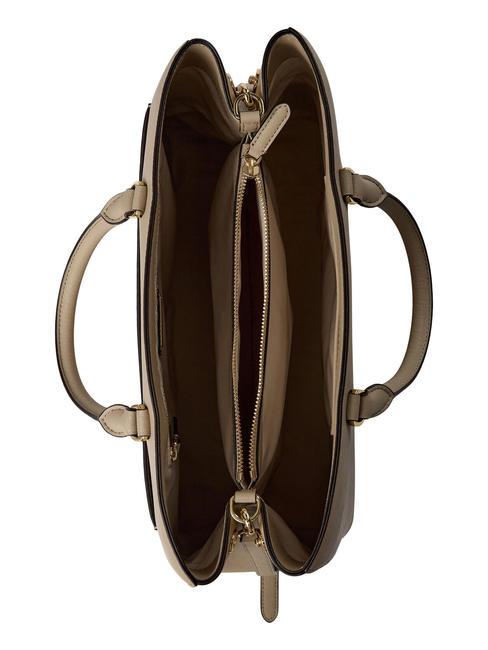 HANNA Geanta mare din piele bej deschis - Genți femei