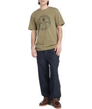 TIMBERLAND SS BRAND CARRIER Tricou din bumbac cassel pământ - tricou - 3