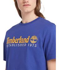 TIMBERLAND ESTABILISHED 1973 Tricou din bumbac clematis blue wb - tricou - 3