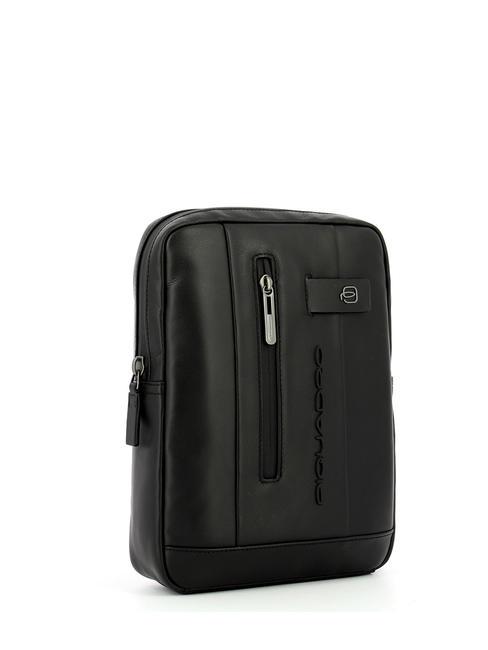 URBAN Geanta de piele negru - Genți de umăr bărbați