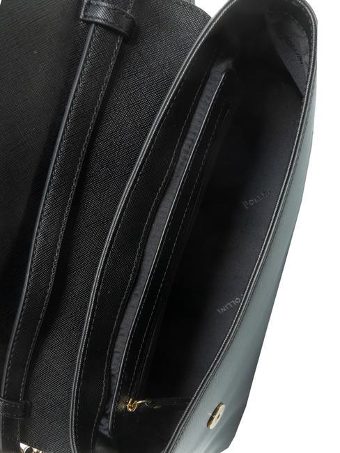 DROP Geantă de umăr cu m&acirc;ner cu lanț negru - Genți femei