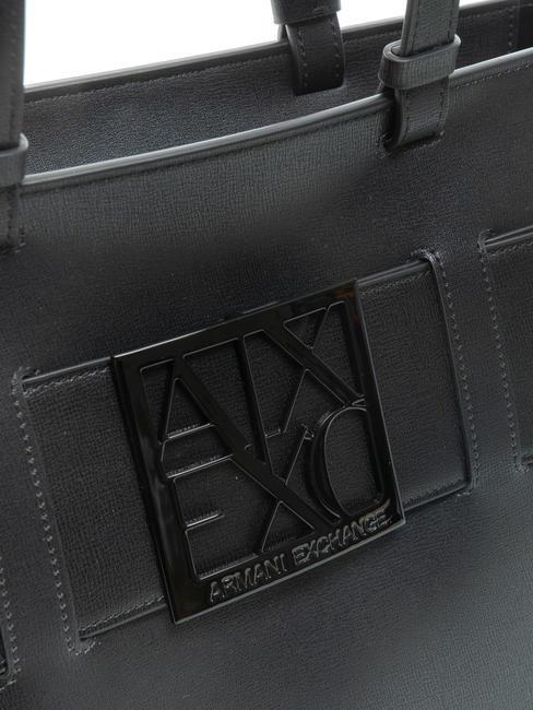 A|X BUCKLE Geantă shopper de umăr negru - Genți femei