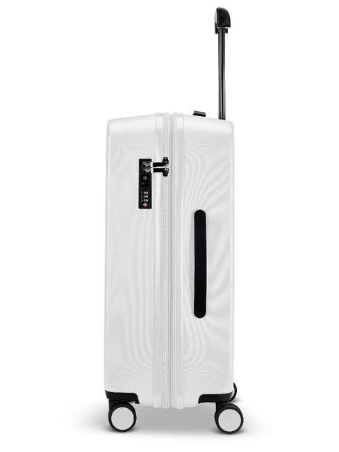 RITMO Cărucior mediu extensibil alb - Trolere rigide