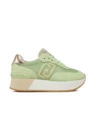 LIUJO DREAMY 02 Adidași cu platformă verde deschis/aur deschis - Pantofi femei - 2