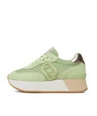 LIUJO DREAMY 02 Adidași cu platformă verde deschis/aur deschis - Pantofi femei - 3