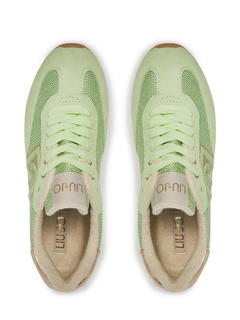 DREAMY 02 Adidași cu platformă verde deschis/aur deschis - Pantofi femei