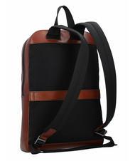 THE BRIDGE DAMIANO Rucsac din piele pentru laptop de 14". - Rucsacuri pentru laptop