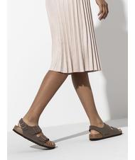 BIRKENSTOCK MILANO Papuc de sandale Birko-Flor mocca - Pantofi unisex - 9