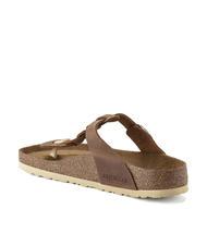 BIRKENSTOCK GIZEH Flip-flops din piele coniac - Pantofi unisex - 5