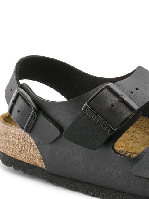 MILANO Sandale papuci Birko-Flor negru - Pantofi unisex