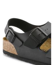 BIRKENSTOCK MILANO Sandale papuci Birko-Flor negru - Pantofi unisex - 4
