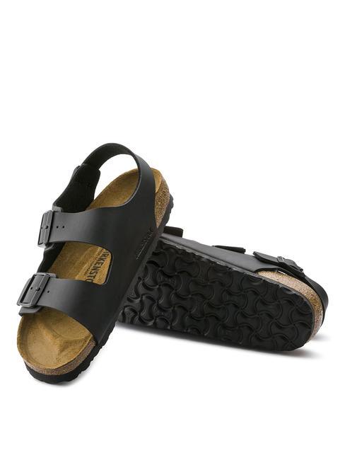MILANO Sandale papuci Birko-Flor negru - Pantofi unisex